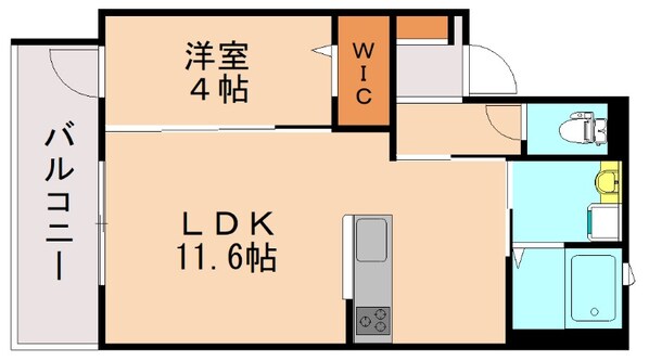 箱崎九大前駅 徒歩3分 2階の物件間取画像